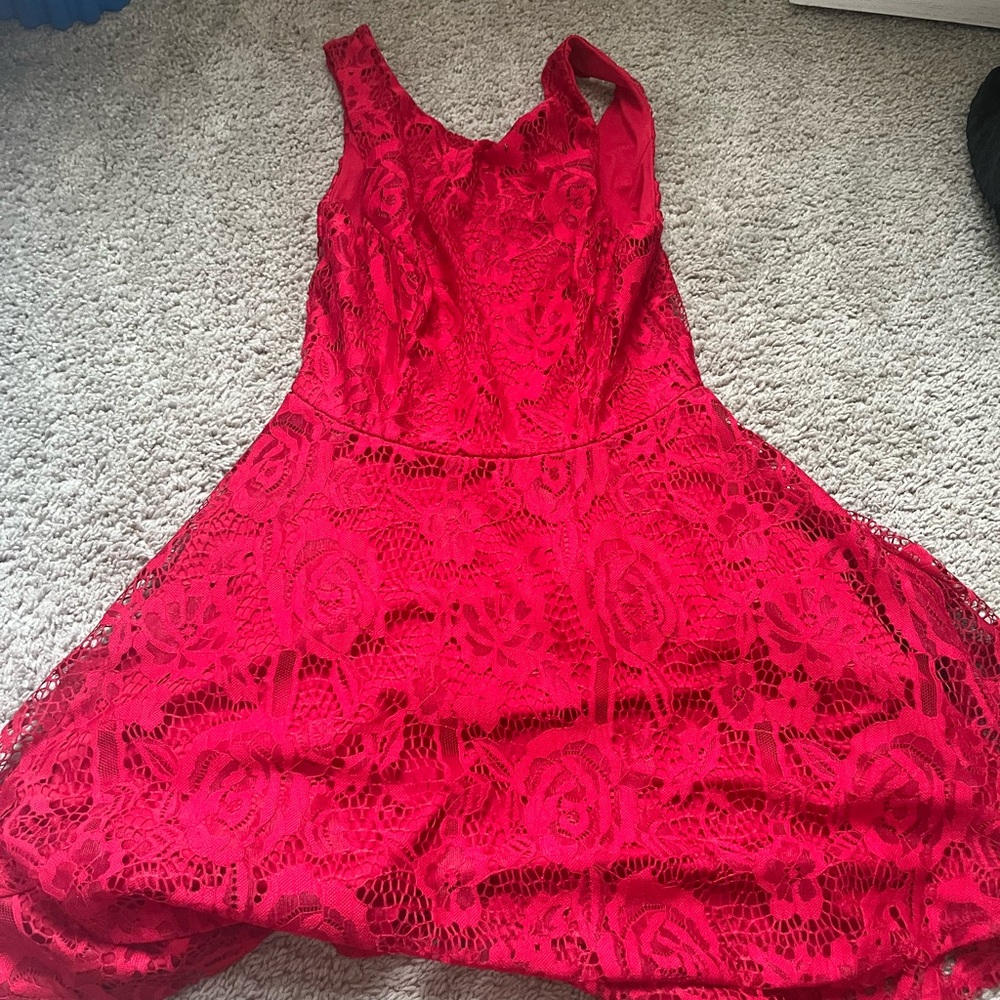 Cute red dress